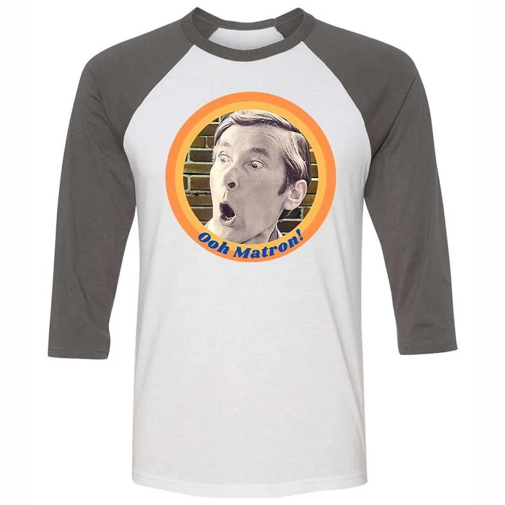 Unisex 3/4 Baseball Tee - XYTMGR5X - White/Asphalt - 2