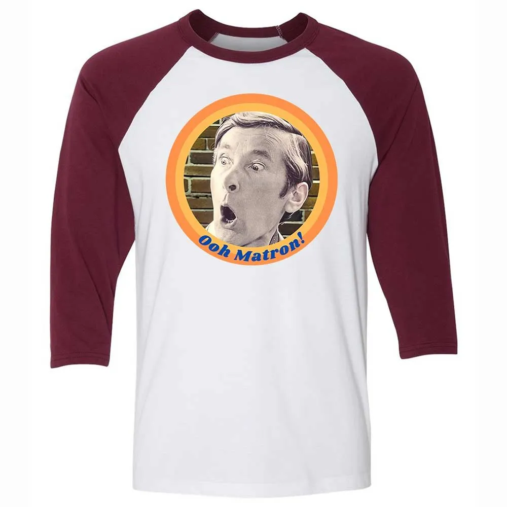 Unisex 3/4 Baseball Tee - XYTMGR5X - White/Maroon - 7