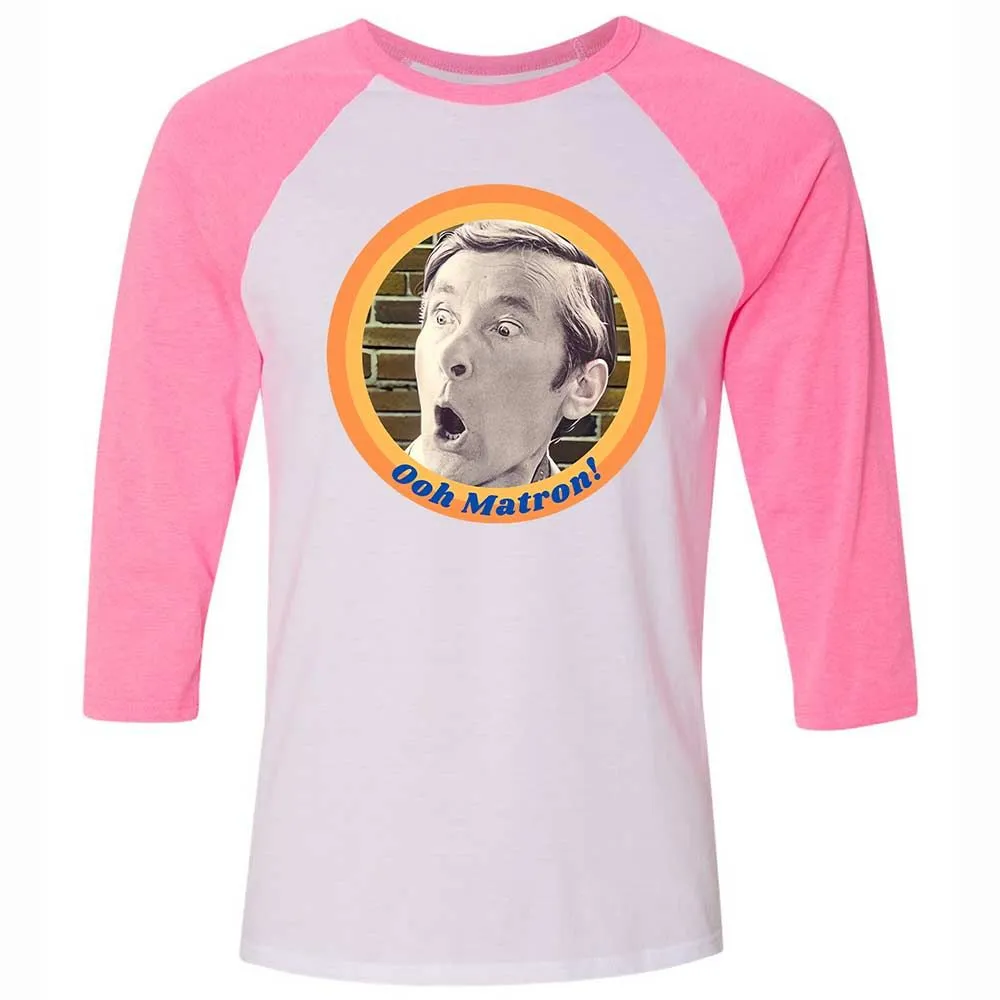 Unisex 3/4 Baseball Tee - XYTMGR5X - White/Neon Pink - 12