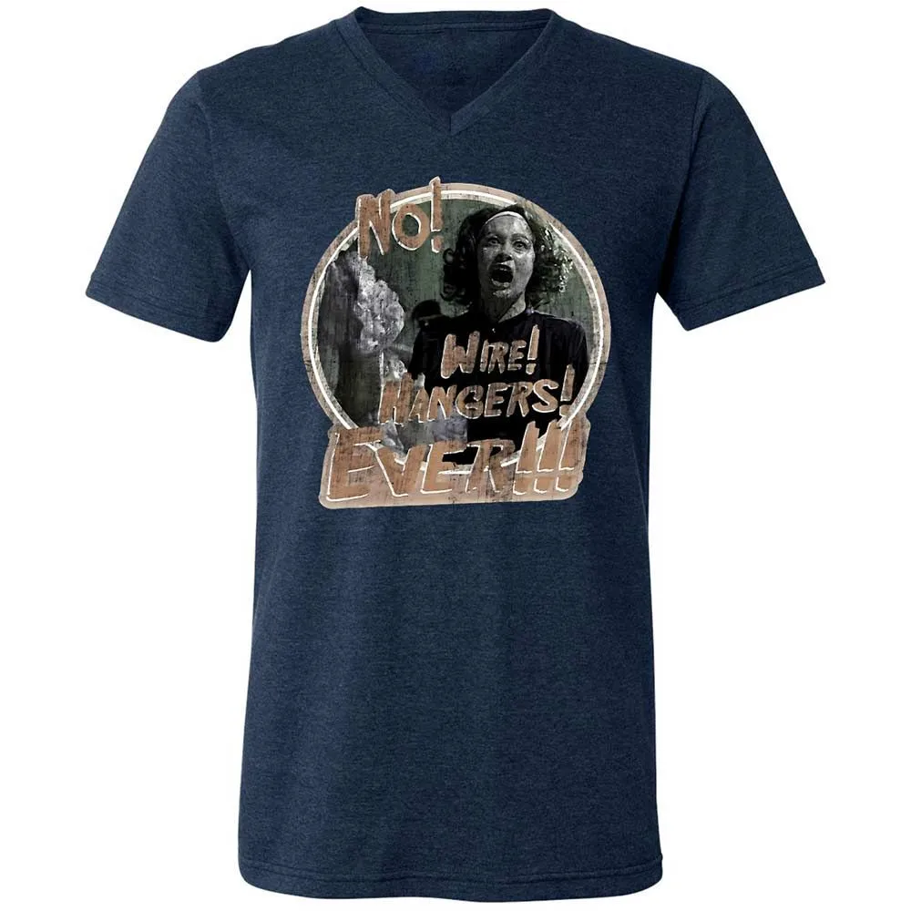 Unisex V-Neck T-Shirt - 6JPJ9S2J - Heather Navy - 13