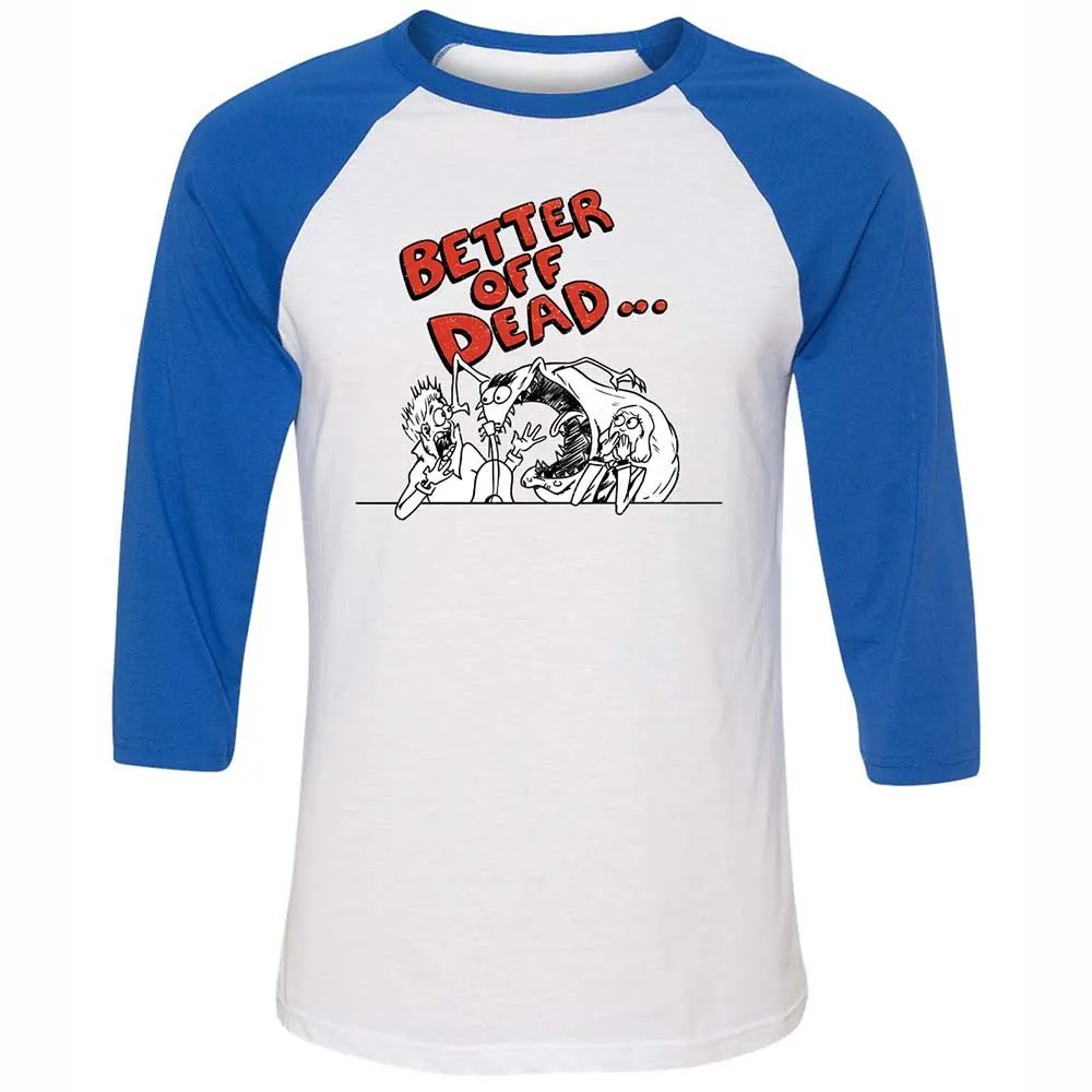 Unisex 3/4 Baseball Tee - KTNRHGNU - White/True Royal - 10