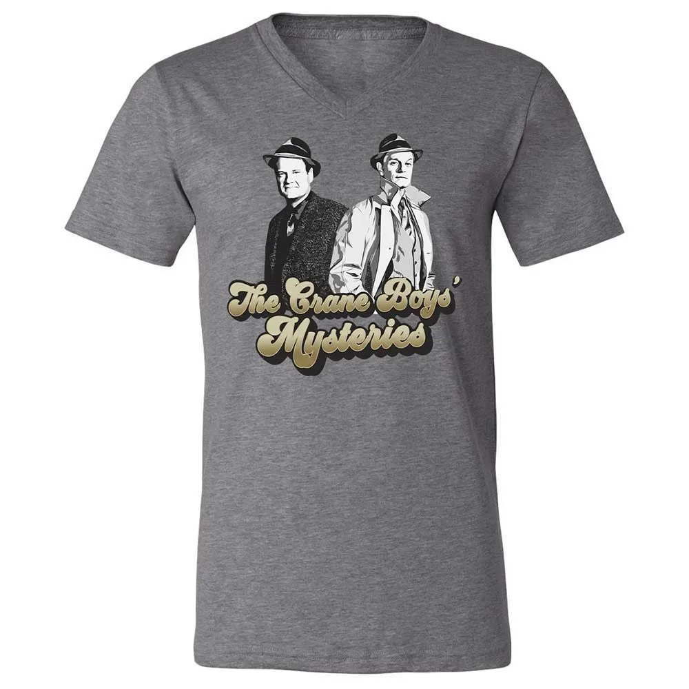 Unisex V-Neck T-Shirt - 35D6P8BD - Deep Heather - 9