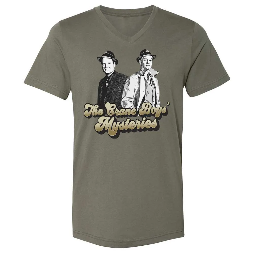 Unisex V-Neck T-Shirt - 35D6P8BD - Military Green - 15
