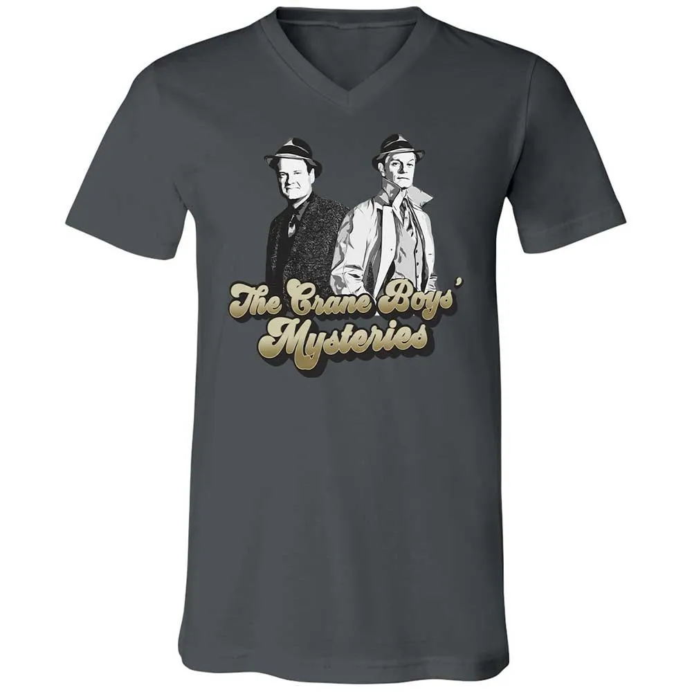 Unisex V-Neck T-Shirt - 35D6P8BD - Asphalt - 16