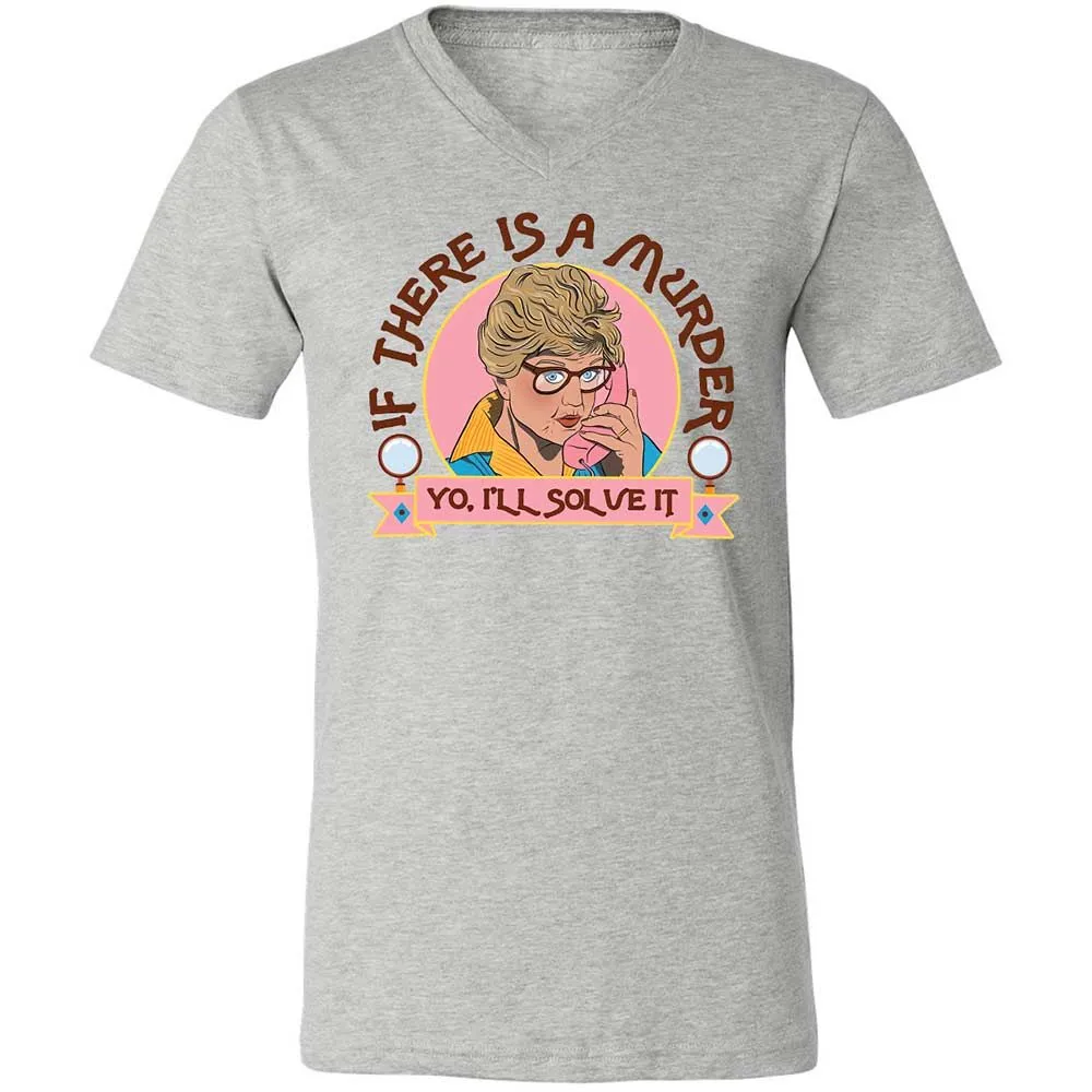 Unisex V-Neck T-Shirt - CEMHUW21 - Athletic Heather - 2