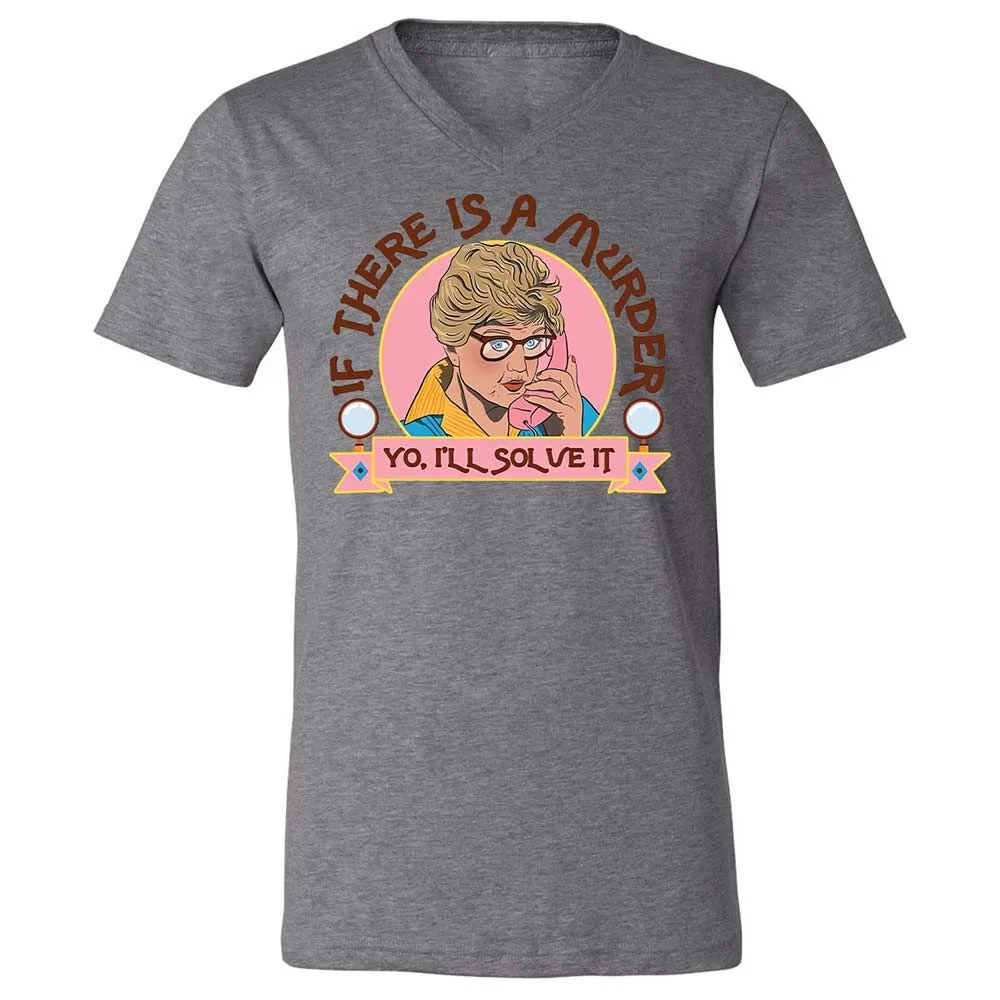 Unisex V-Neck T-Shirt - CEMHUW21 - Deep Heather - 9