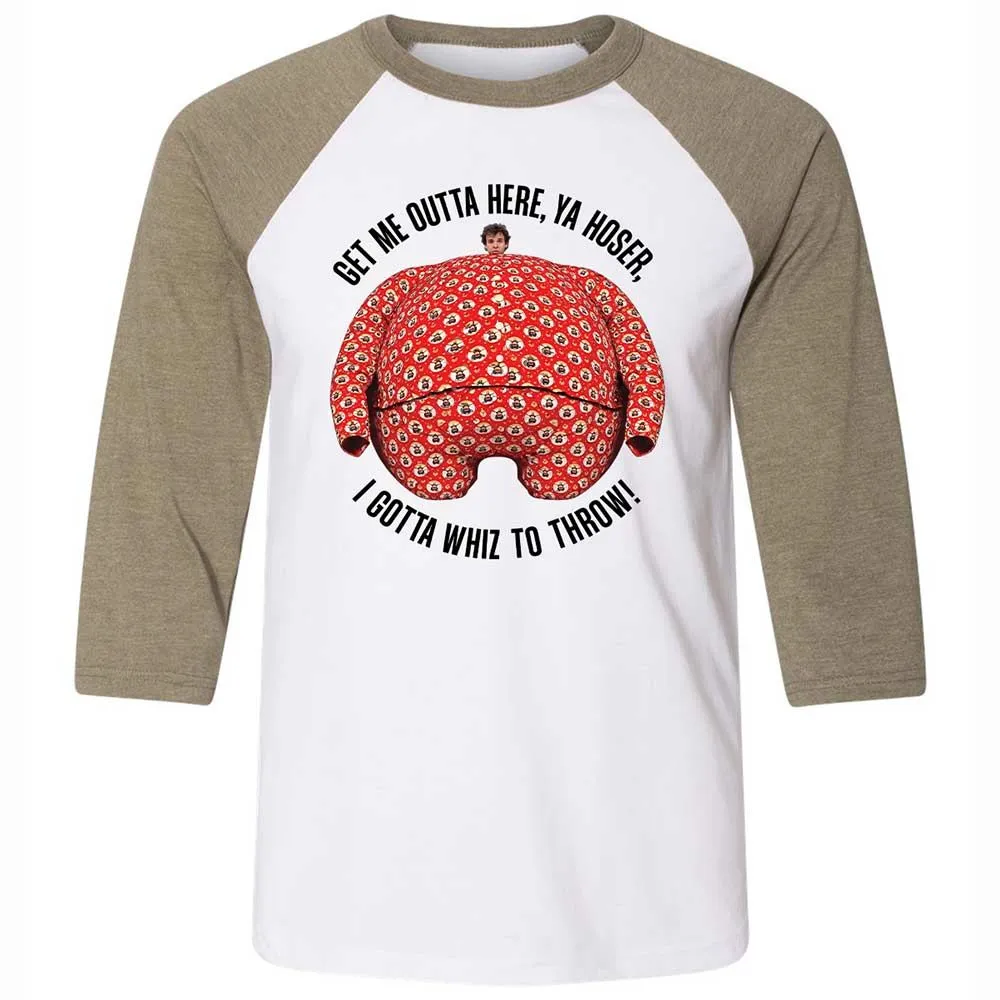 Unisex 3/4 Baseball Tee - CL9MFYZN - White/Heather Olive - 4