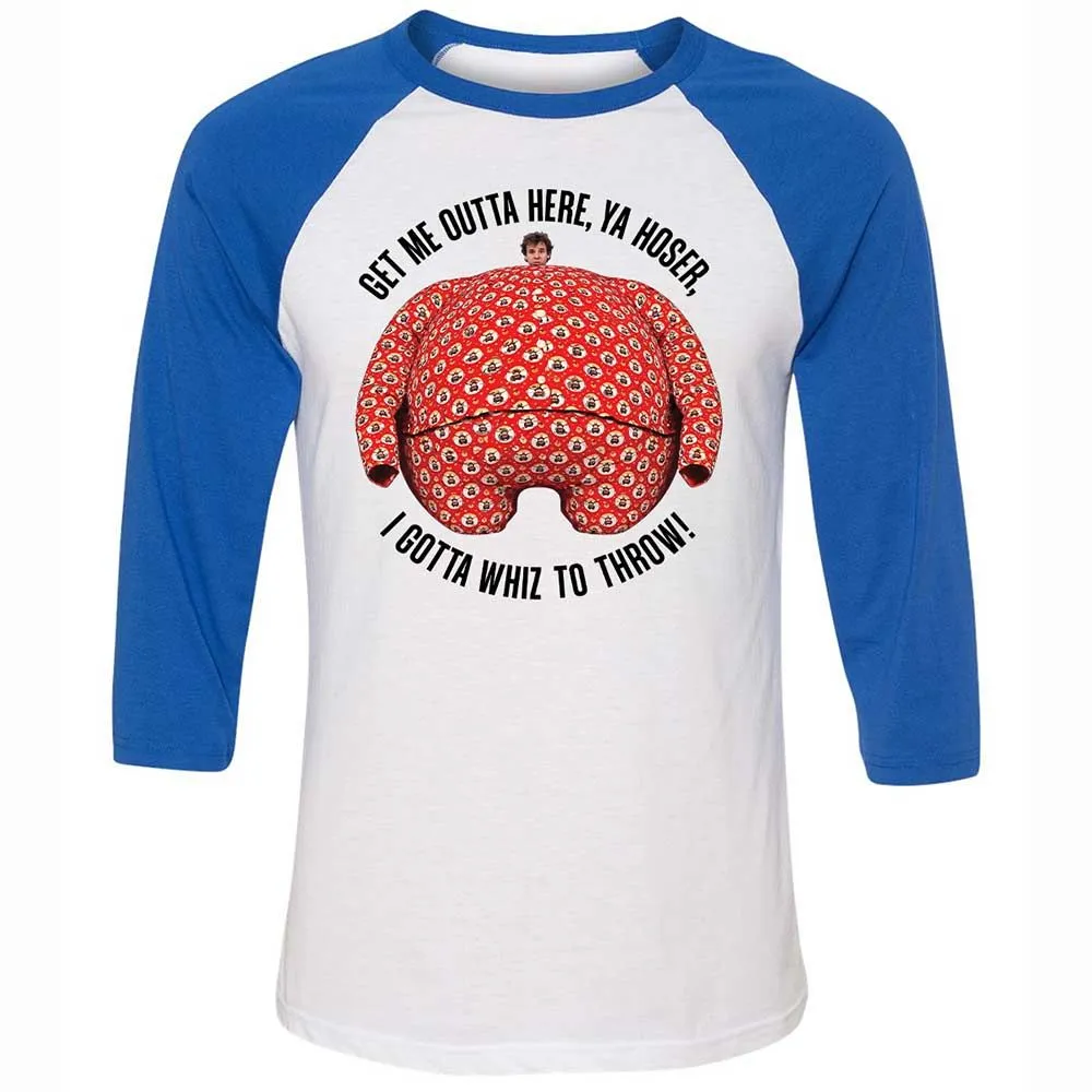 Unisex 3/4 Baseball Tee - CL9MFYZN - White/True Royal - 10
