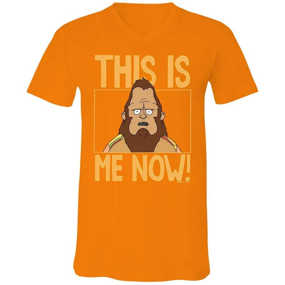 Unisex V-Neck T-Shirt - 2CAB63W2 - Orange - 7