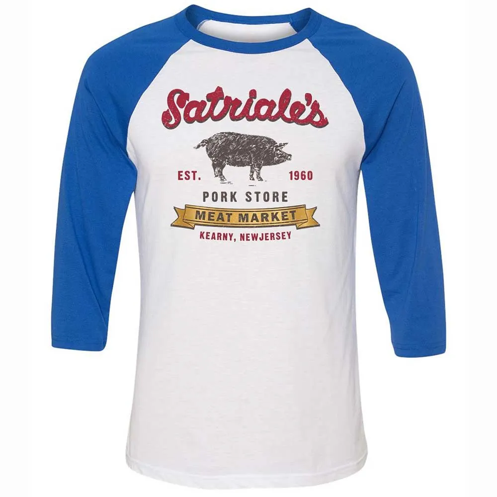 Unisex 3/4 Baseball Tee - 242BSELZ - White/True Royal - 10