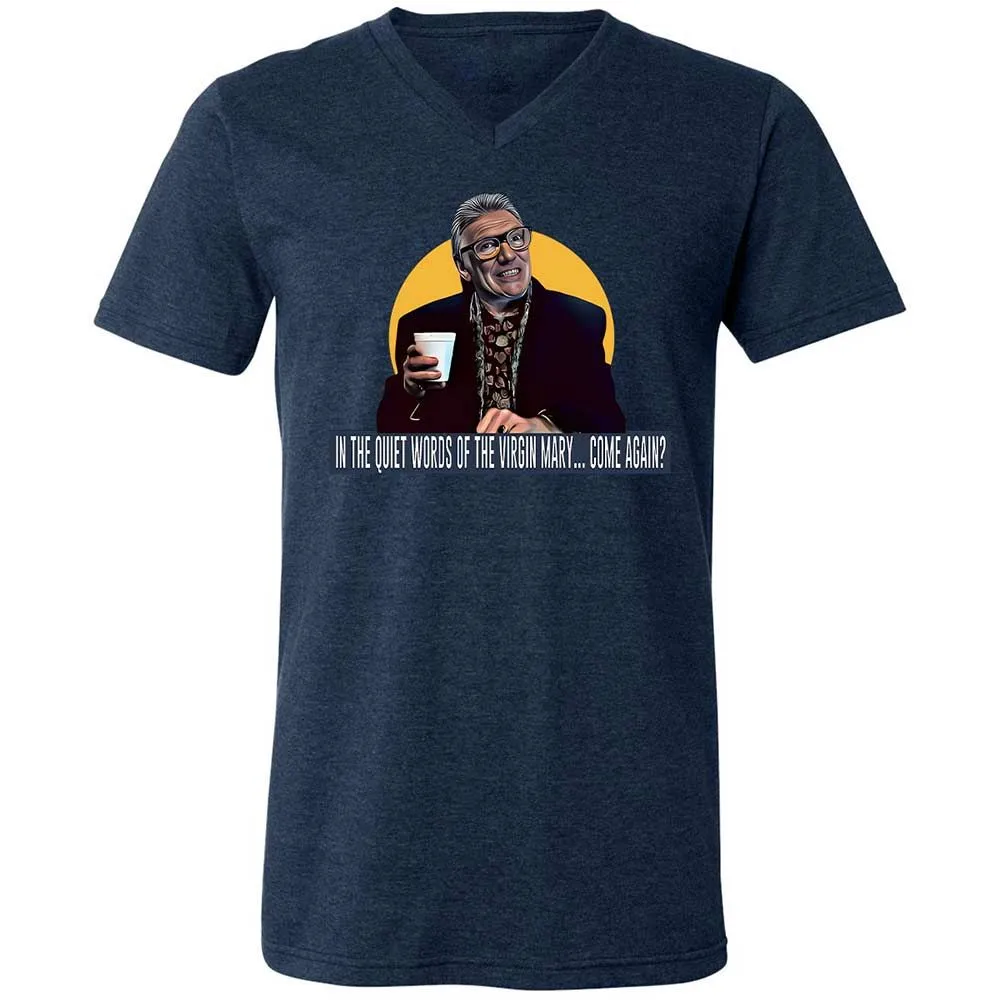 Unisex V-Neck T-Shirt - YCDNM1GN - Heather Navy - 13