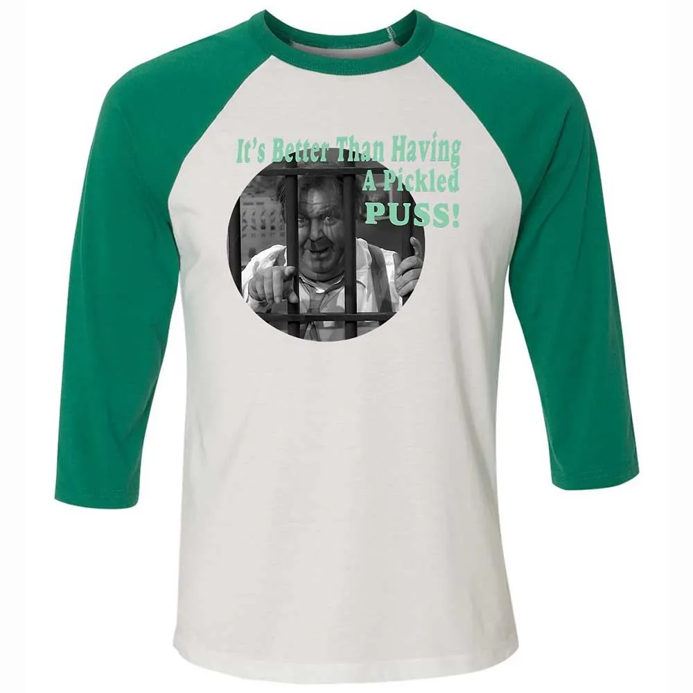 Unisex 3/4 Baseball Tee - ENBUQFSQ - White/Kelly - 6