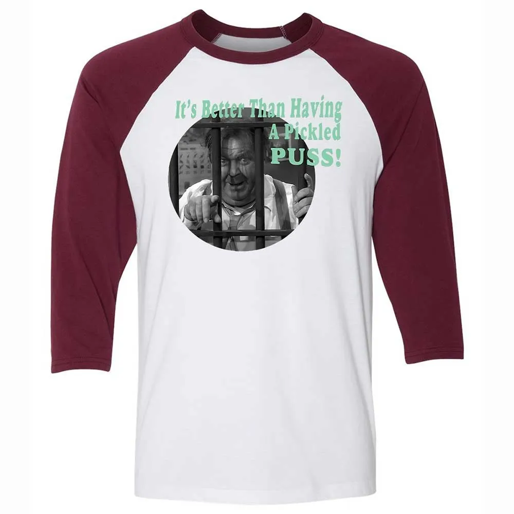 Unisex 3/4 Baseball Tee - ENBUQFSQ - White/Maroon - 7