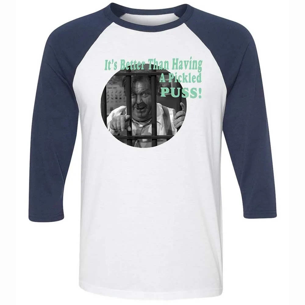 Unisex 3/4 Baseball Tee - ENBUQFSQ - White/Navy - 8