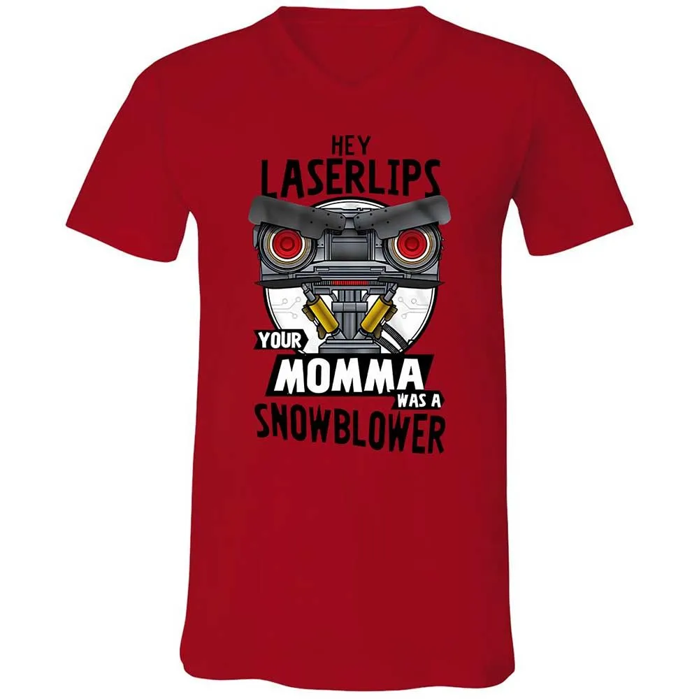 Unisex V-Neck T-Shirt - FC19B7ZG - Red - 5