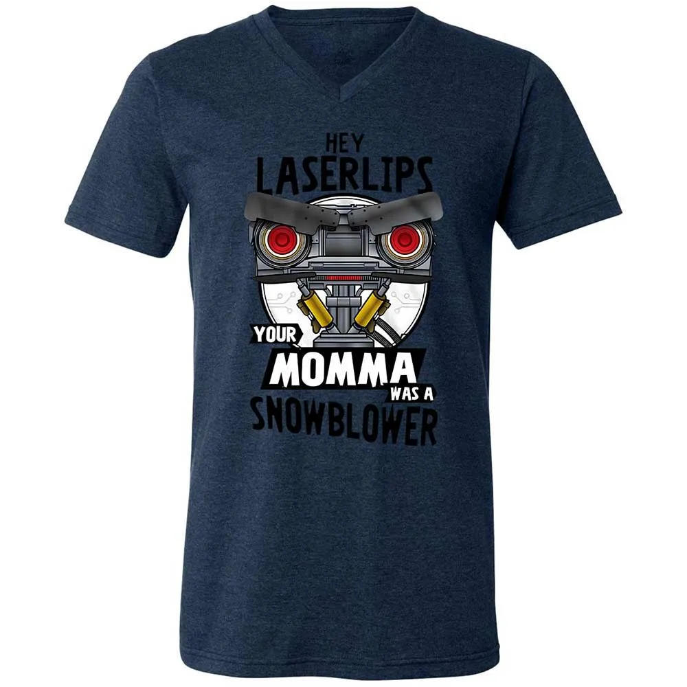 Unisex V-Neck T-Shirt - FC19B7ZG - Heather Navy - 13