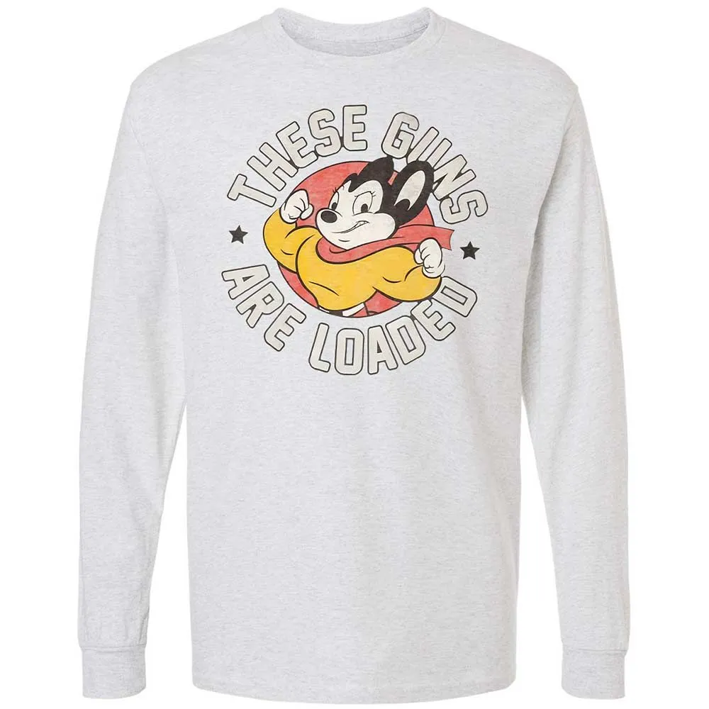 Long Sleeve T-Shirt - TNYGK58H - Ash - 2