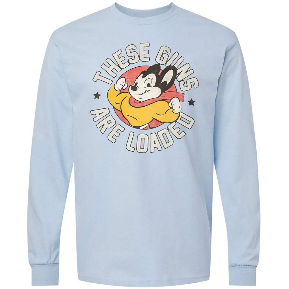 Long Sleeve T-Shirt - TNYGK58H - Light Blue - 4