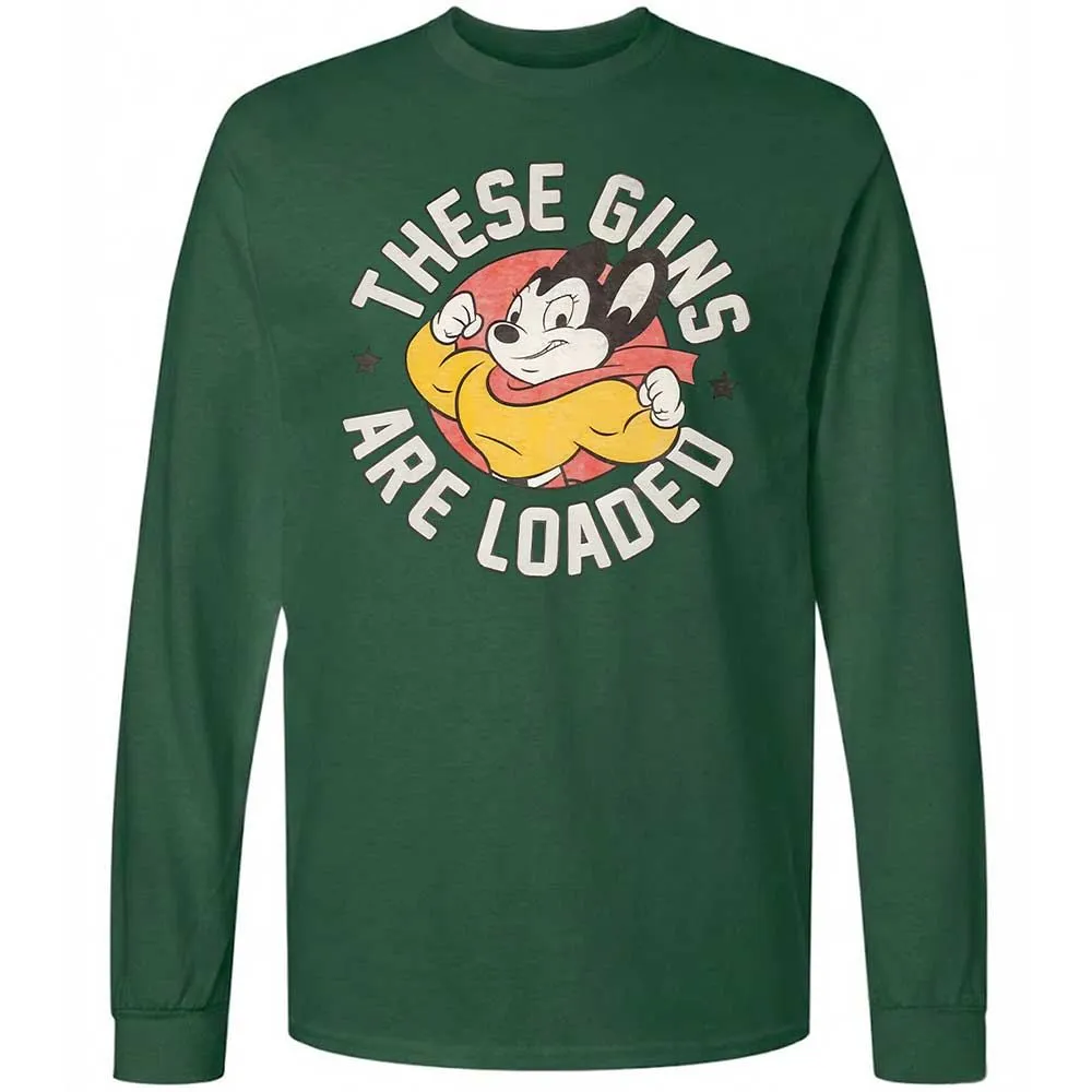 Long Sleeve T-Shirt - TNYGK58H - Forest Green - 14