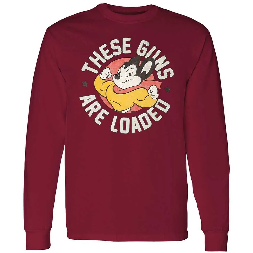Long Sleeve T-Shirt - TNYGK58H - Cardinal Red - 17
