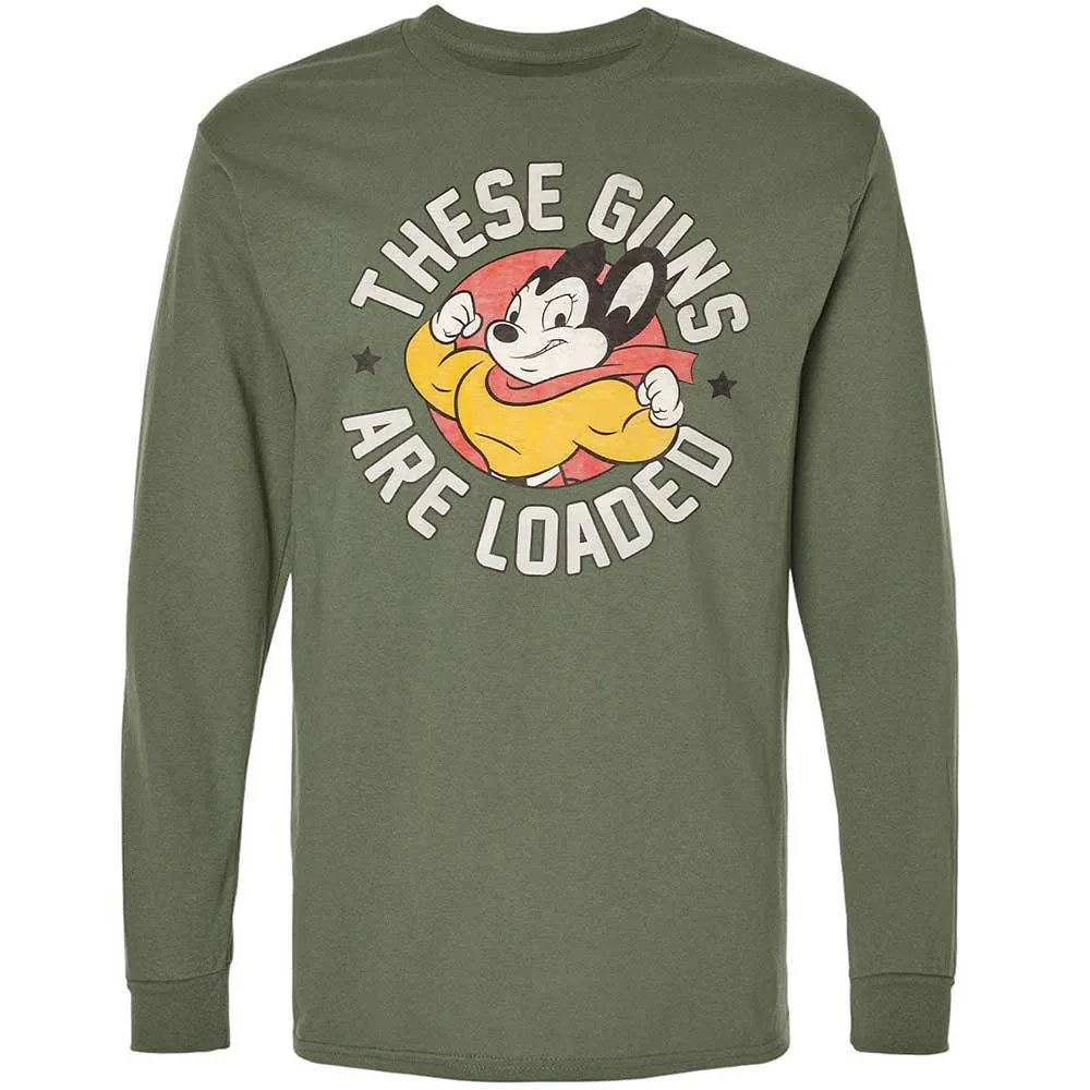 Long Sleeve T-Shirt - TNYGK58H - Military Green - 19