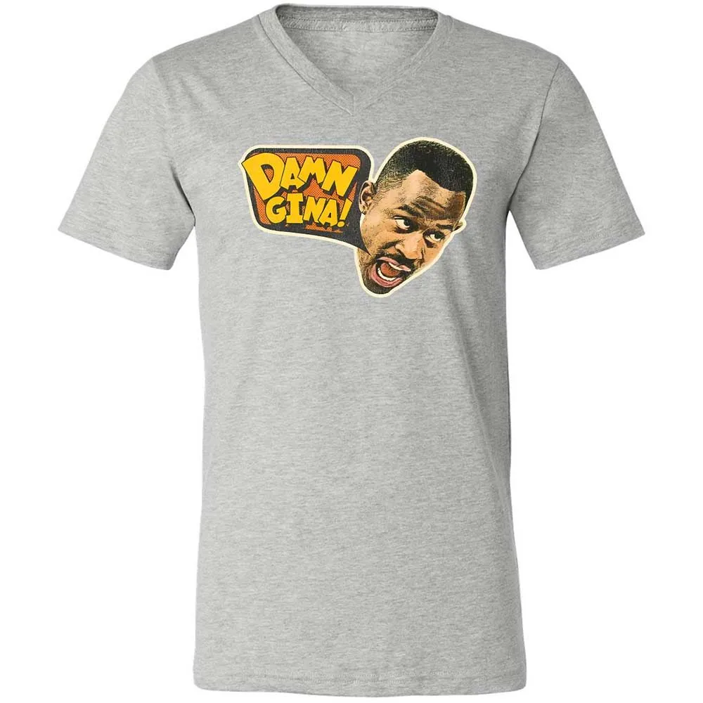 Unisex V-Neck T-Shirt - 4PQSR12N - Athletic Heather - 2
