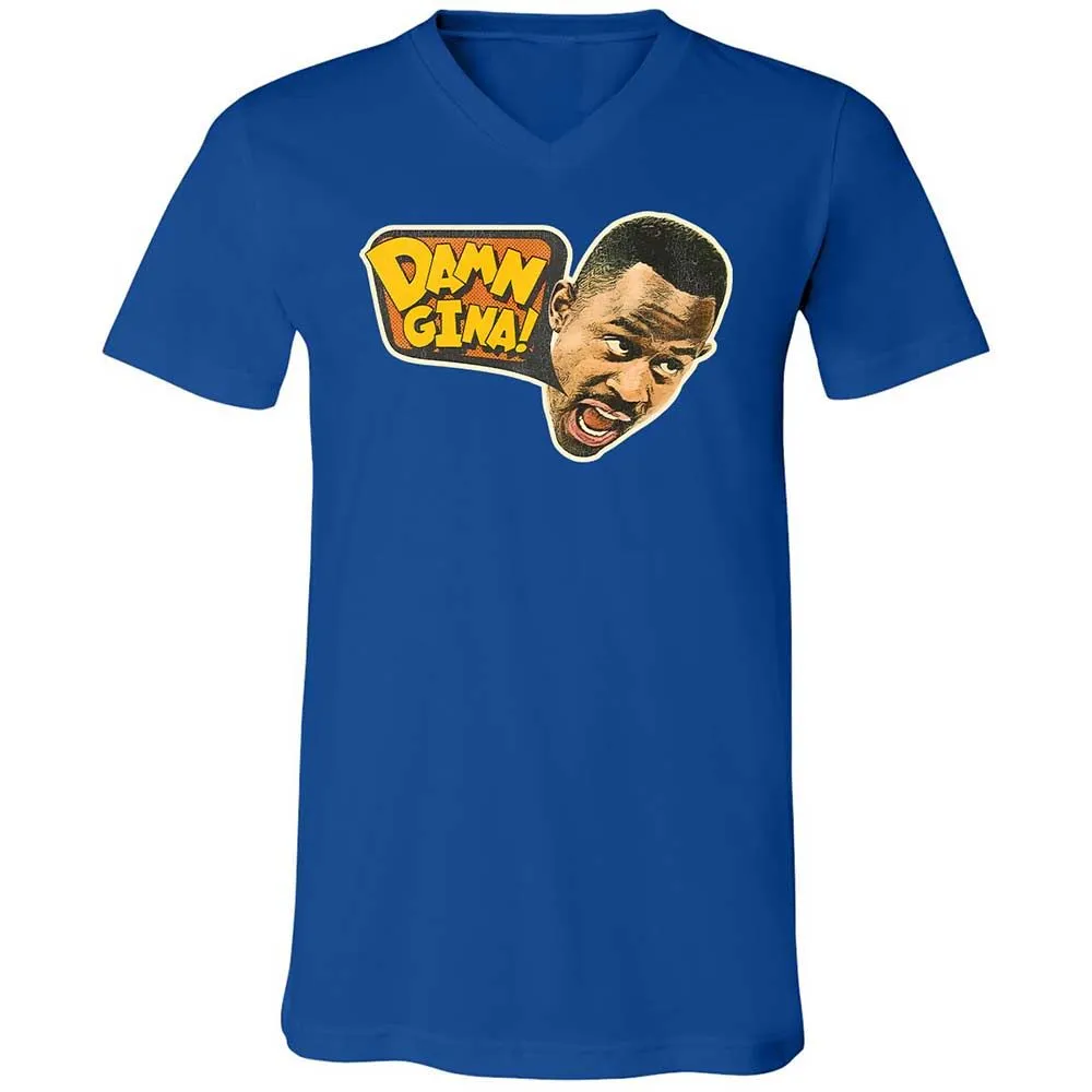 Unisex V-Neck T-Shirt - 4PQSR12N - True Royal - 3