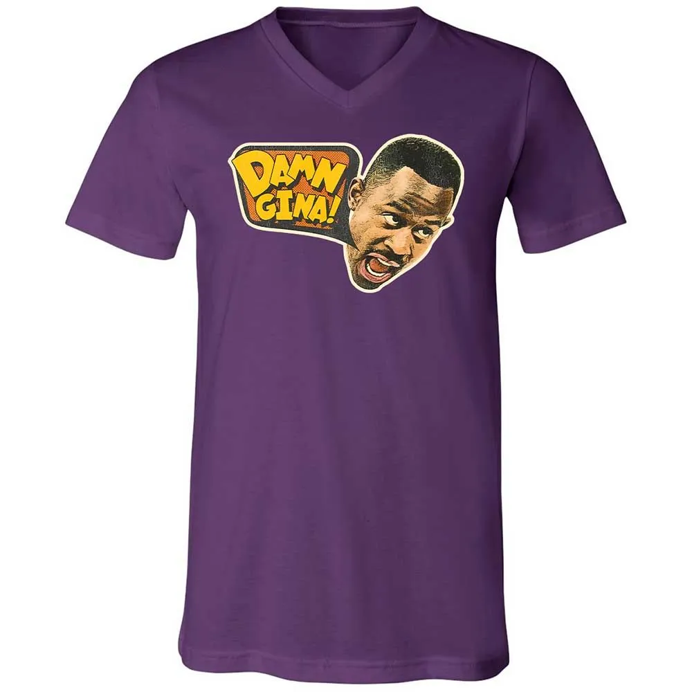 Unisex V-Neck T-Shirt - 4PQSR12N - Team Purple - 10