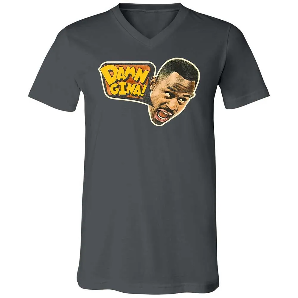 Unisex V-Neck T-Shirt - 4PQSR12N - Asphalt - 16