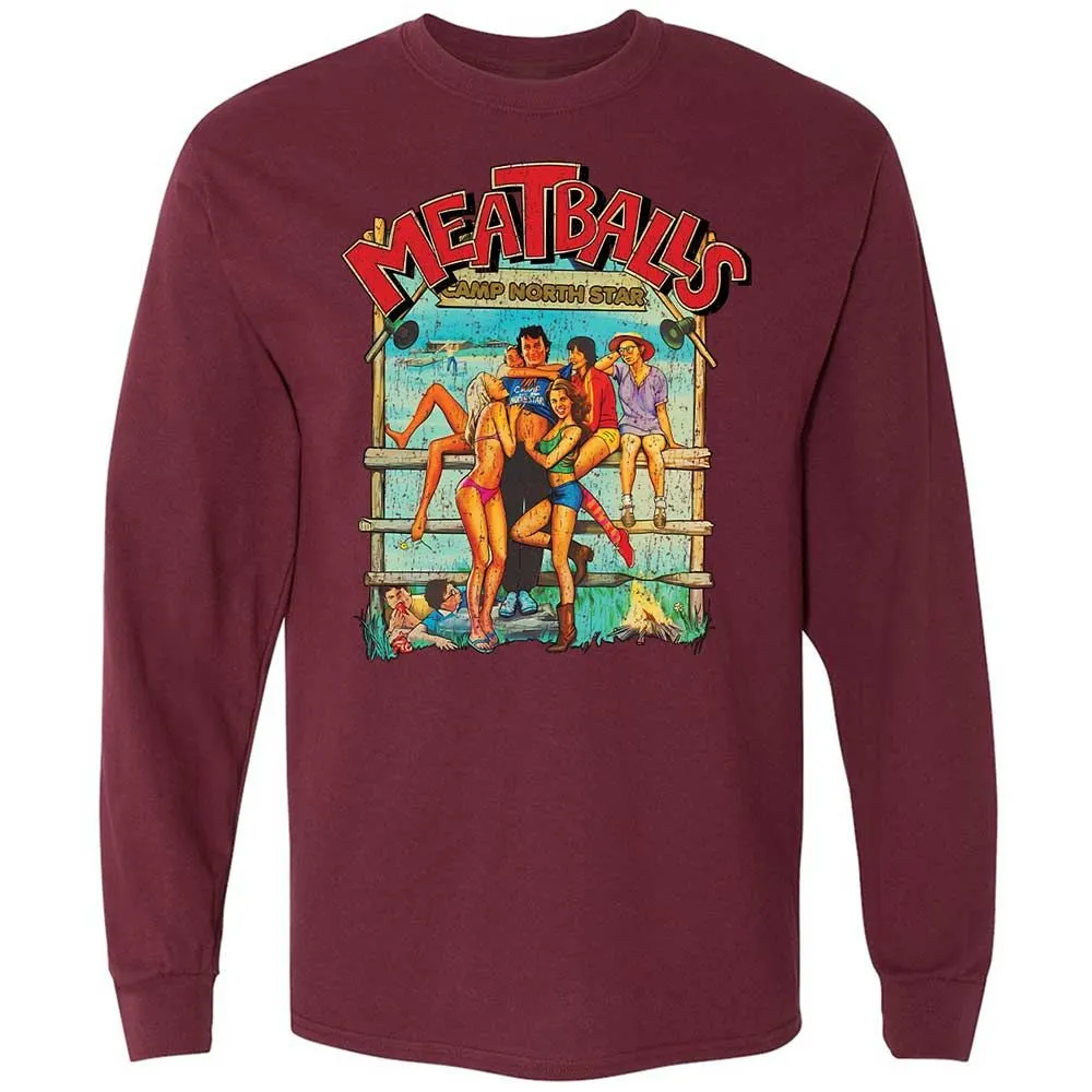 Long Sleeve T-Shirt - GDPZBPXD - Maroon - 16
