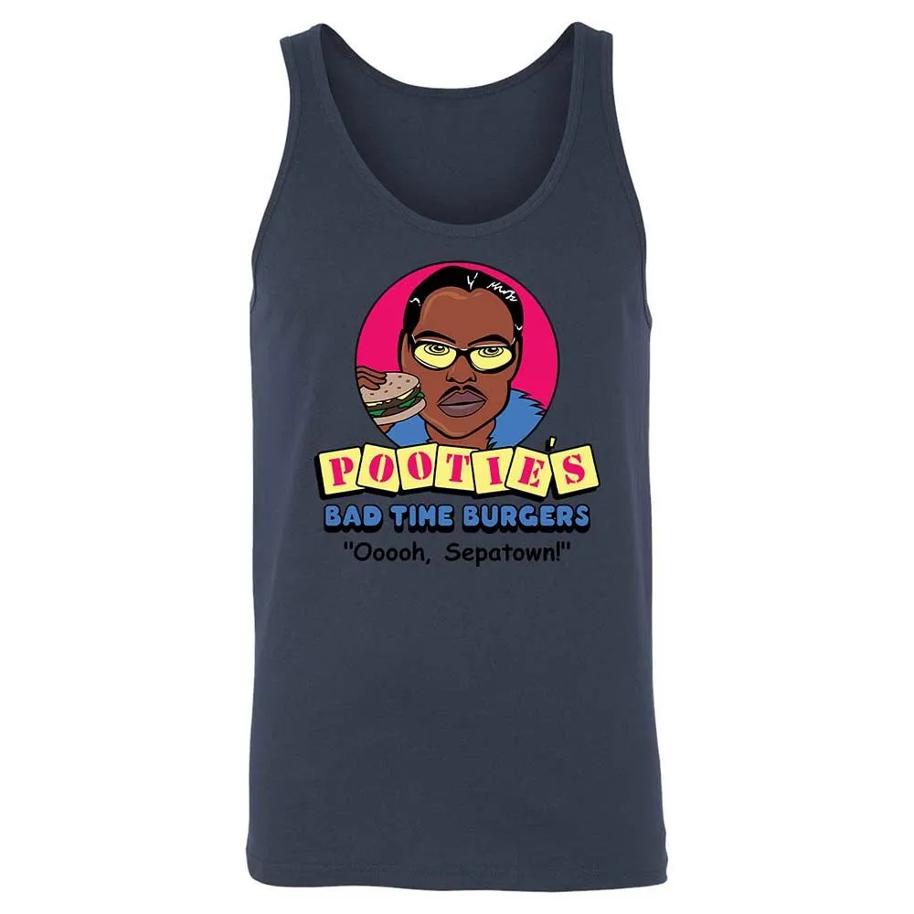 Pootie's Bad Time Burgers - Navy - 8