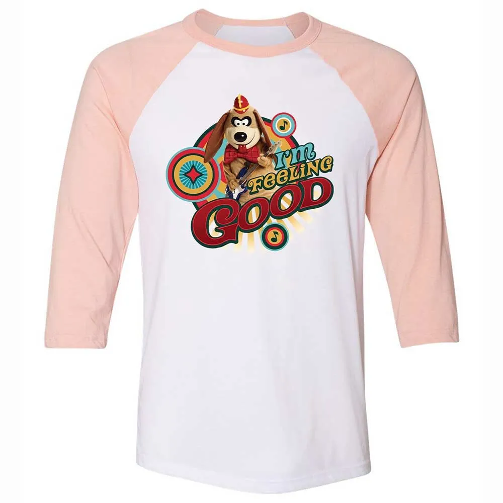 Unisex 3/4 Baseball Tee - L6LA126K - White/Heather Peach - 5