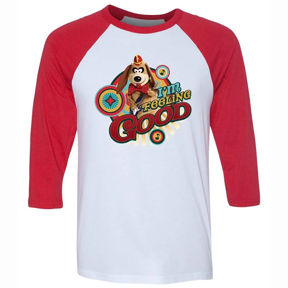 Unisex 3/4 Baseball Tee - L6LA126K - White/Red - 9