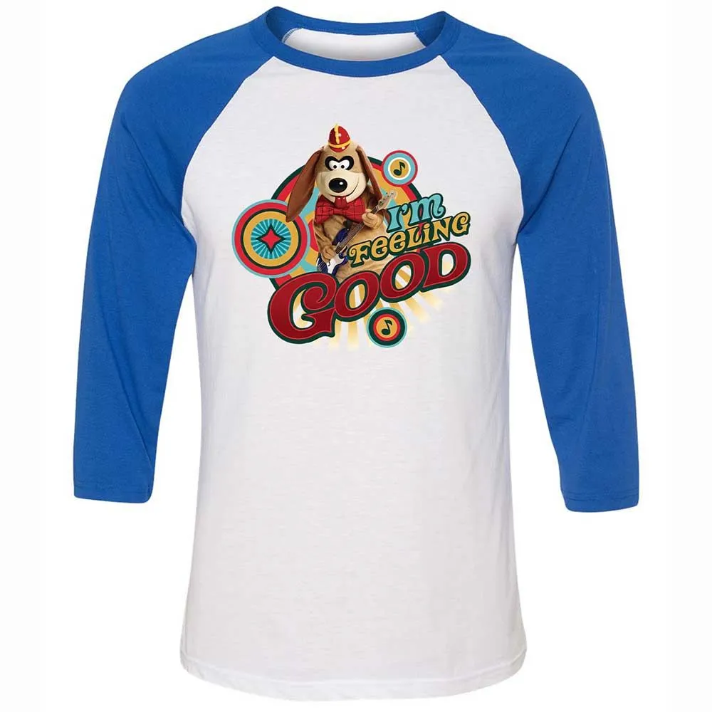Unisex 3/4 Baseball Tee - L6LA126K - White/True Royal - 10