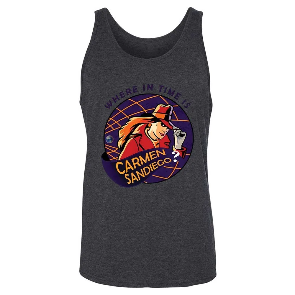 Where in Time Is Carmen Sandiego - Dark Grey Heather - 10