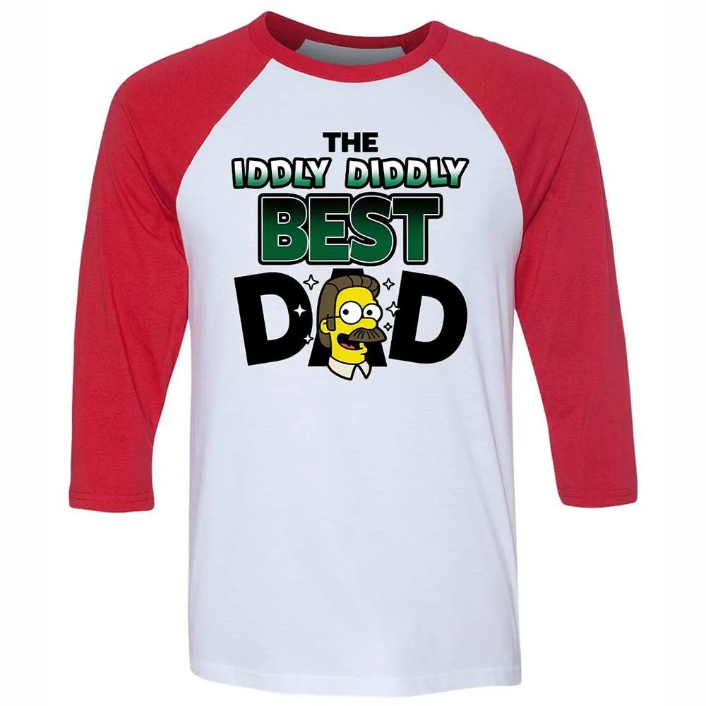 The Iddly diddly best dad - White/Red - 9