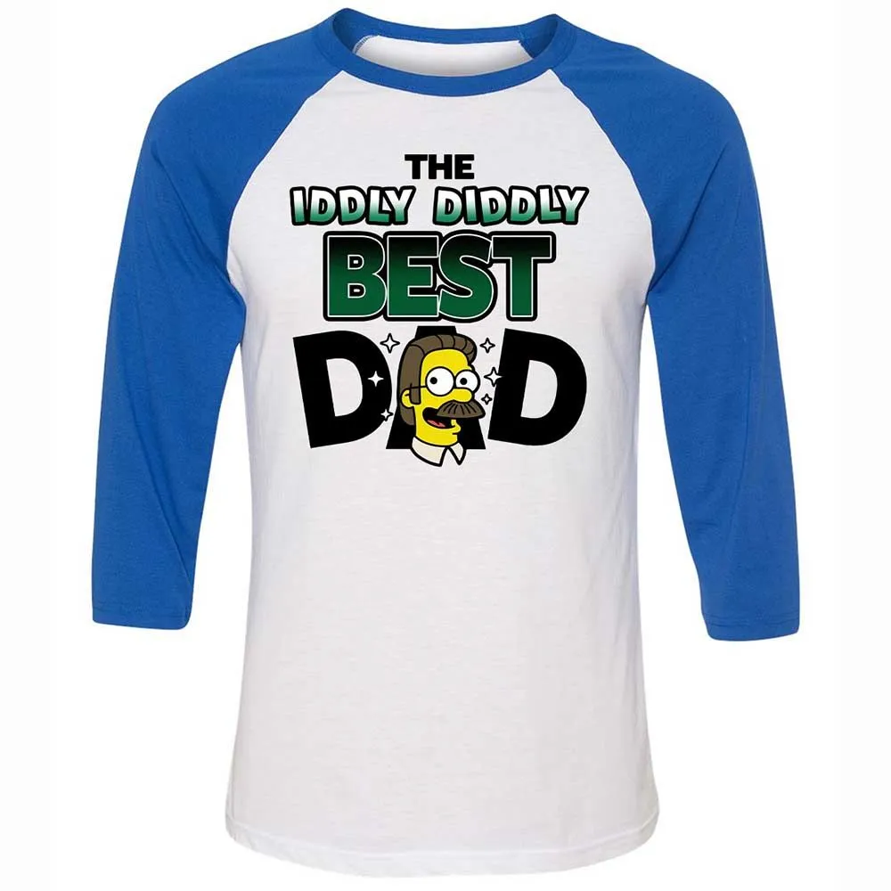 The Iddly diddly best dad - White/True Royal - 10