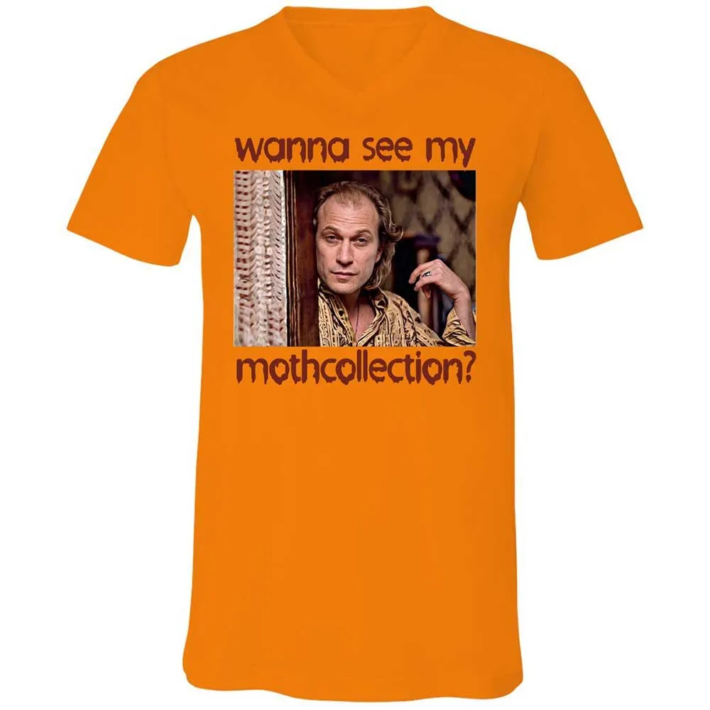 Unisex V-Neck T-Shirt - E2CE6DL4 - Orange - 7