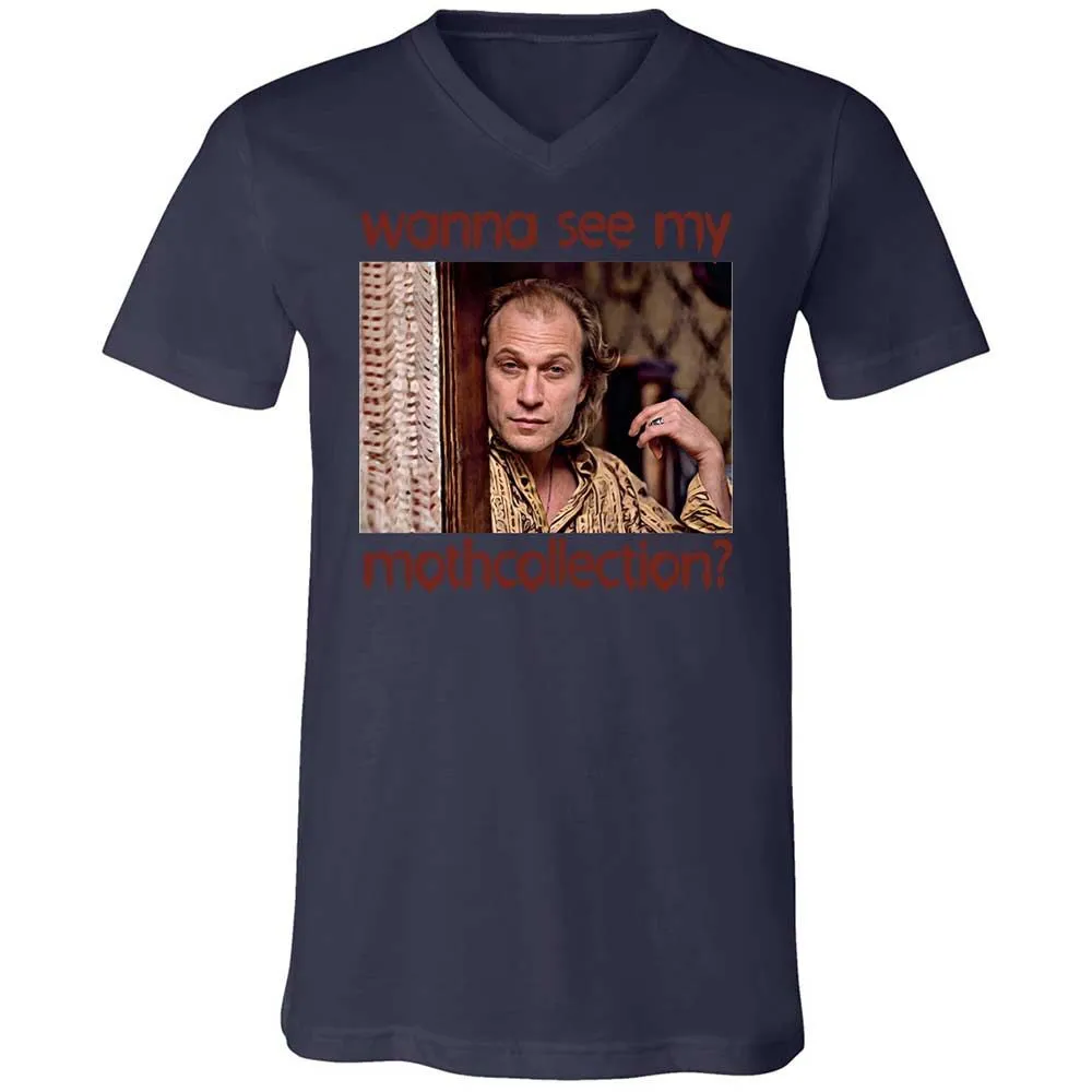 Unisex V-Neck T-Shirt - E2CE6DL4 - Navy - 12