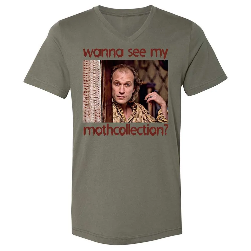 Unisex V-Neck T-Shirt - E2CE6DL4 - Military Green - 15