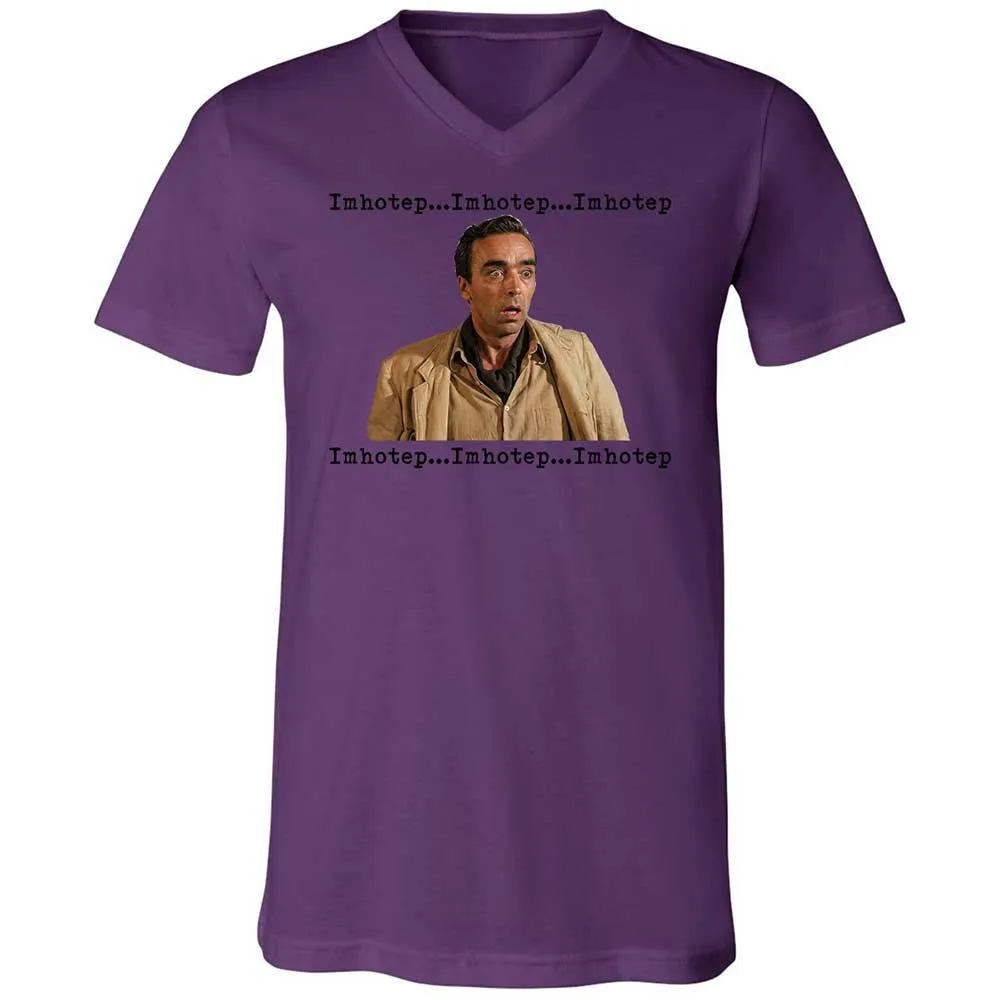 Unisex V-Neck T-Shirt - PE8VQVKY - Team Purple - 10