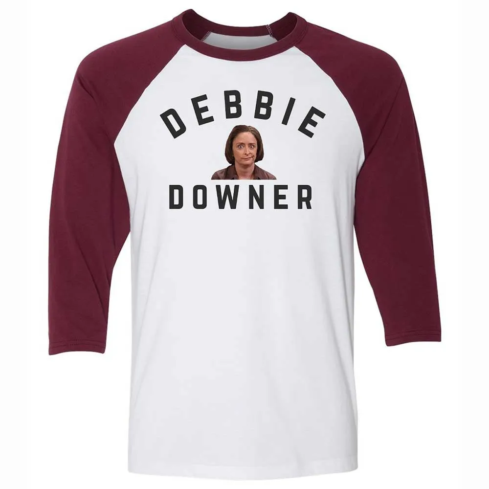 Debbie Downer - White/Maroon - 7
