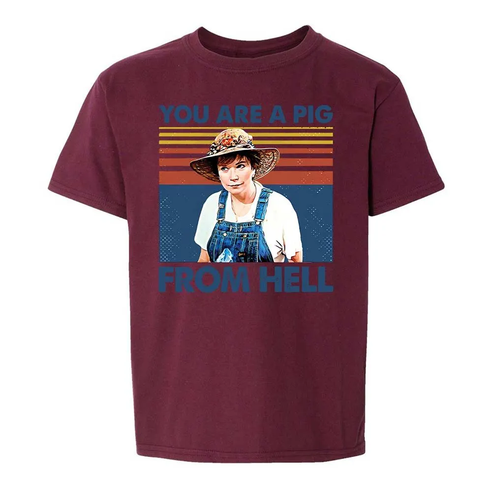 Kids T-Shirt - 56S4FLM2 - Maroon - 19