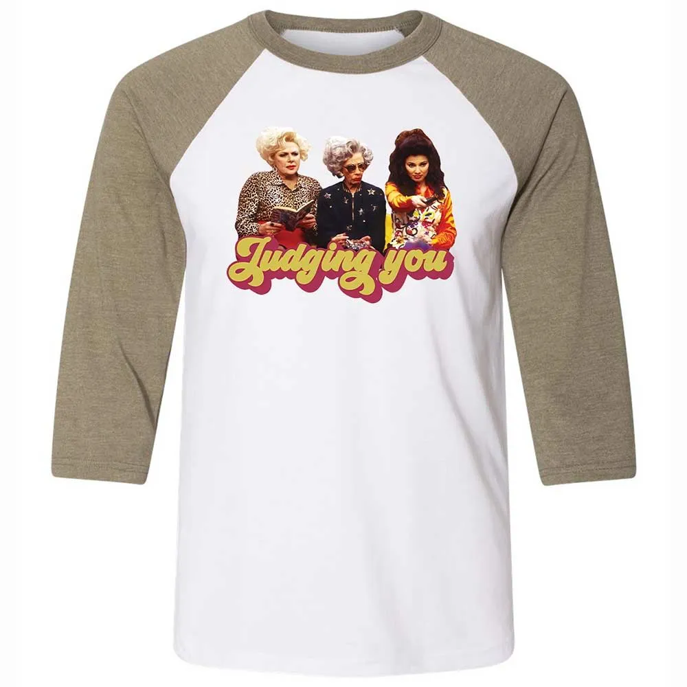 Judging you - White/Heather Olive - 4