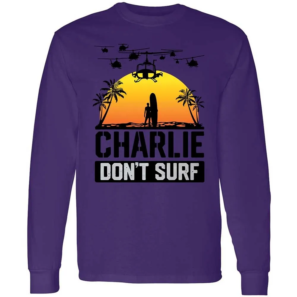 Long Sleeve T-Shirt - XJR6FW9M - Purple - 9