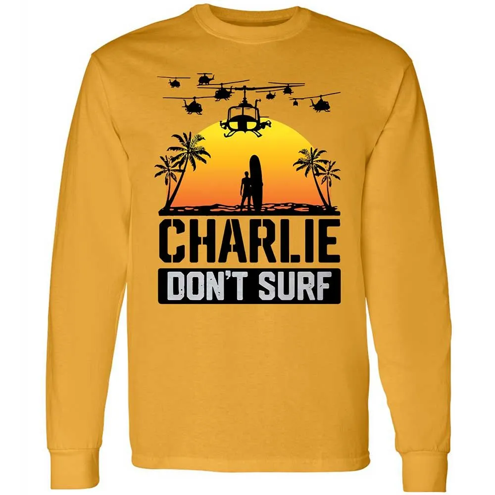 Long Sleeve T-Shirt - XJR6FW9M - Gold - 10