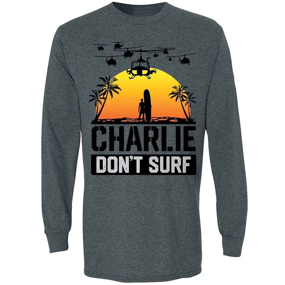 Long Sleeve T-Shirt - XJR6FW9M - Dark Heather - 15