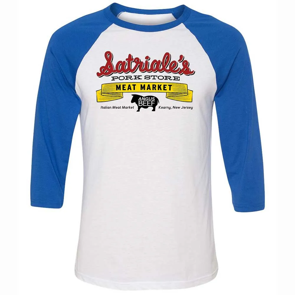 Unisex 3/4 Baseball Tee - R6UP8666 - White/True Royal - 10
