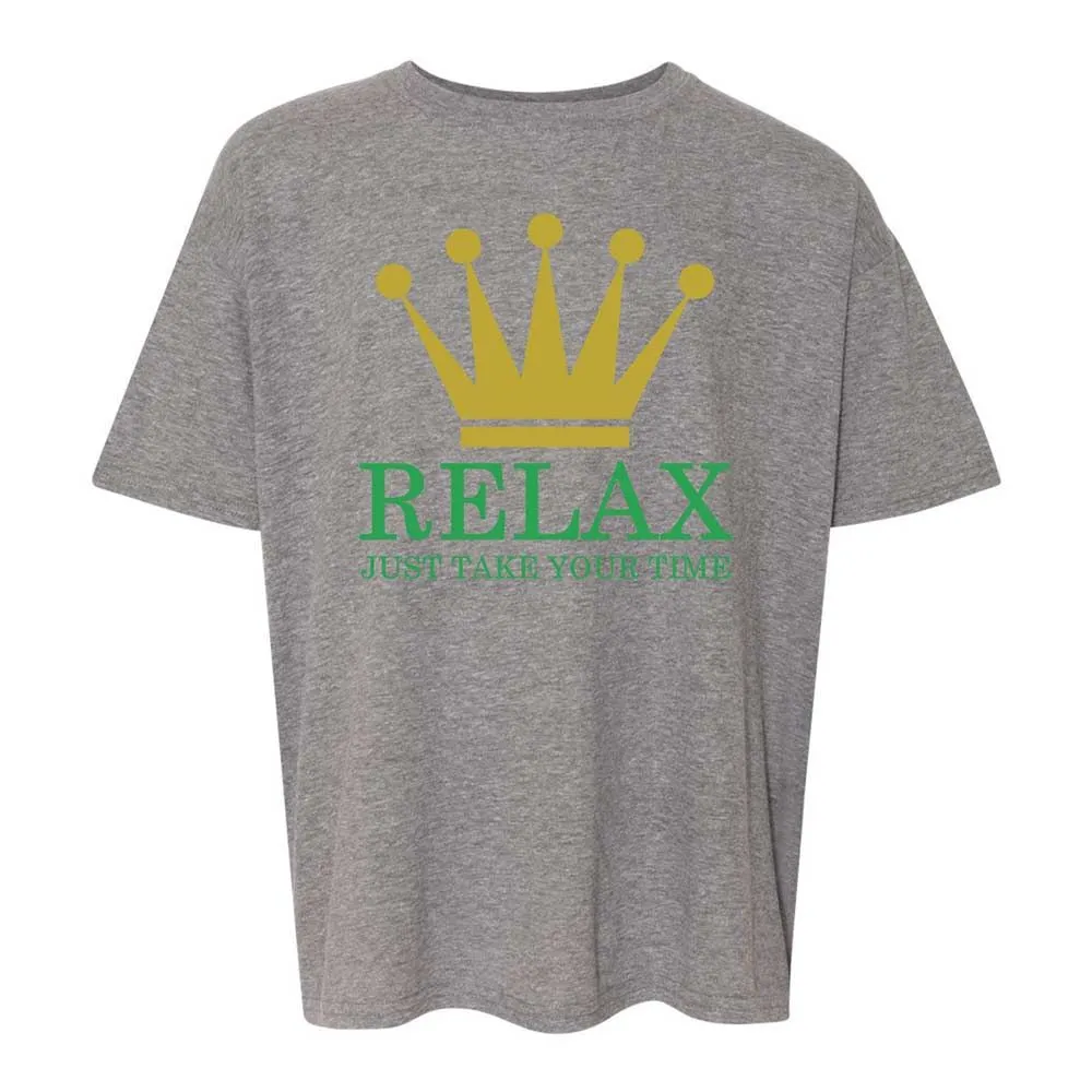 Relax Just Take Your Time - Graphite Heather - 18