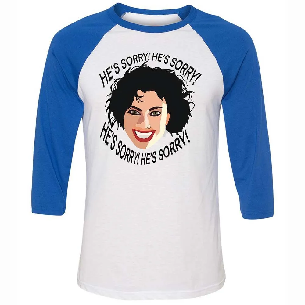 Unisex 3/4 Baseball Tee - XRKF3ZXR - White/True Royal - 10